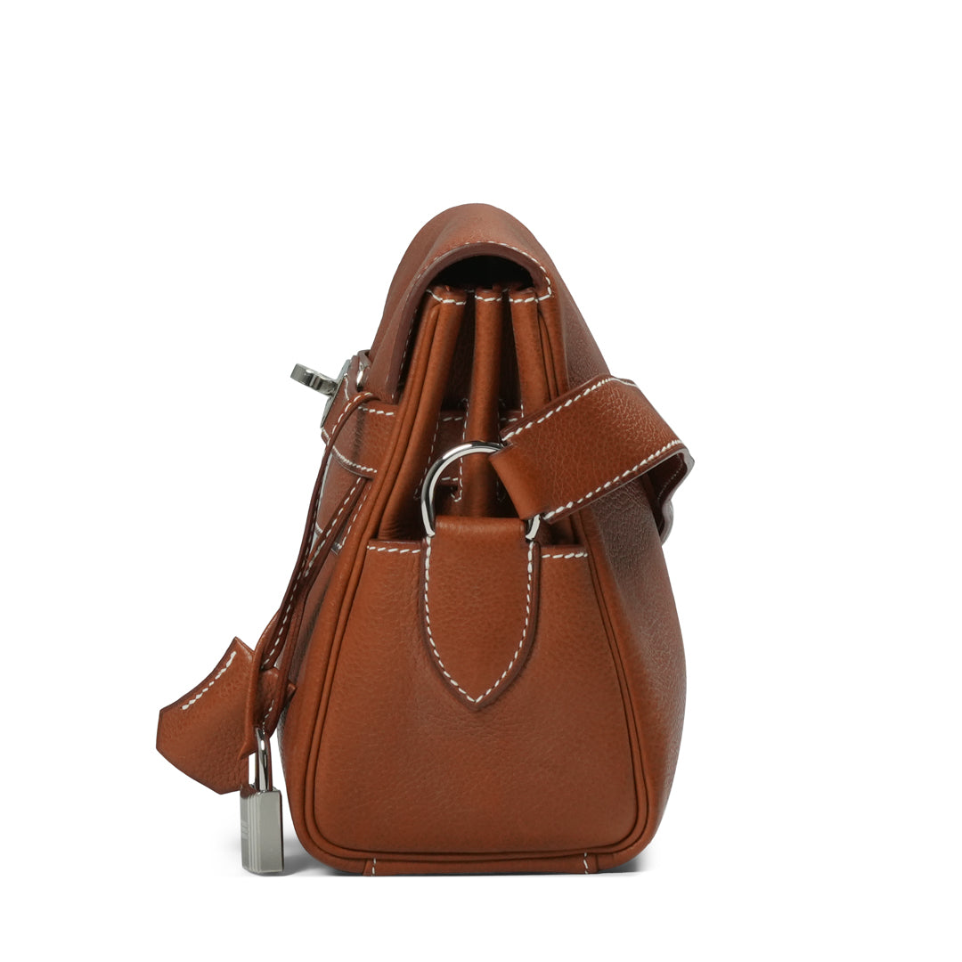 Hermès Kelly 25 Messenger Barenia Fauve- 2024