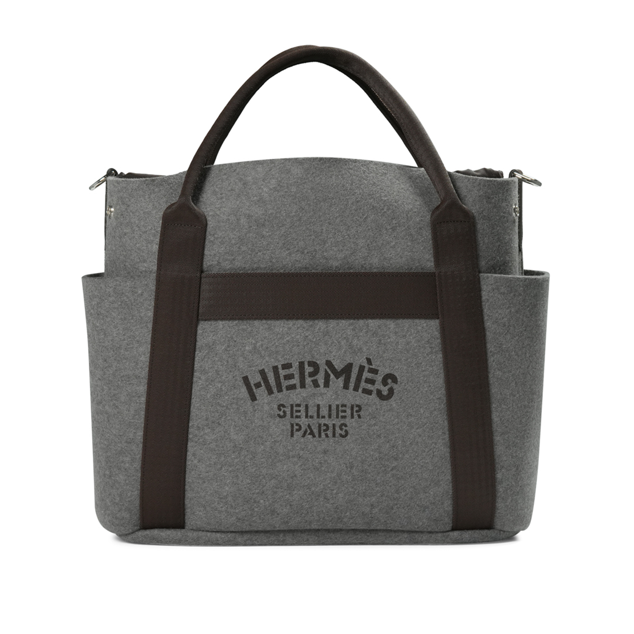 Hermès Grooming Bag - Acier - 2024