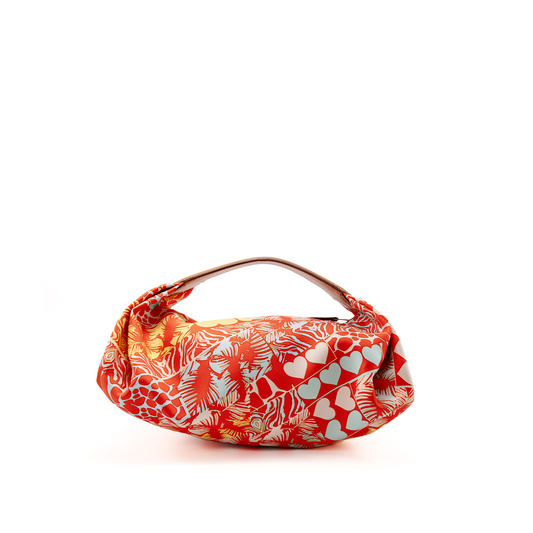 Hermès Balusoie Silky Capucine / Bleu Zéphyr / Nature
