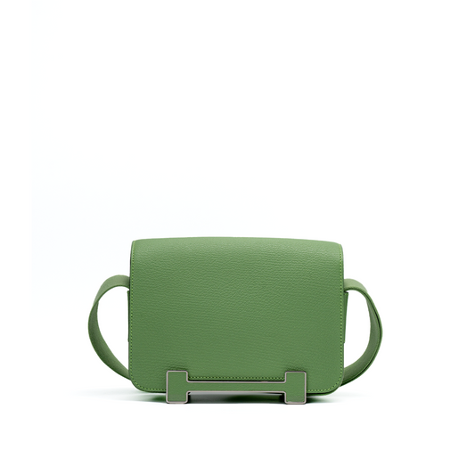 Hermès Geta Bag Chèvre Mysore / Swift Vert Criquet- 2023