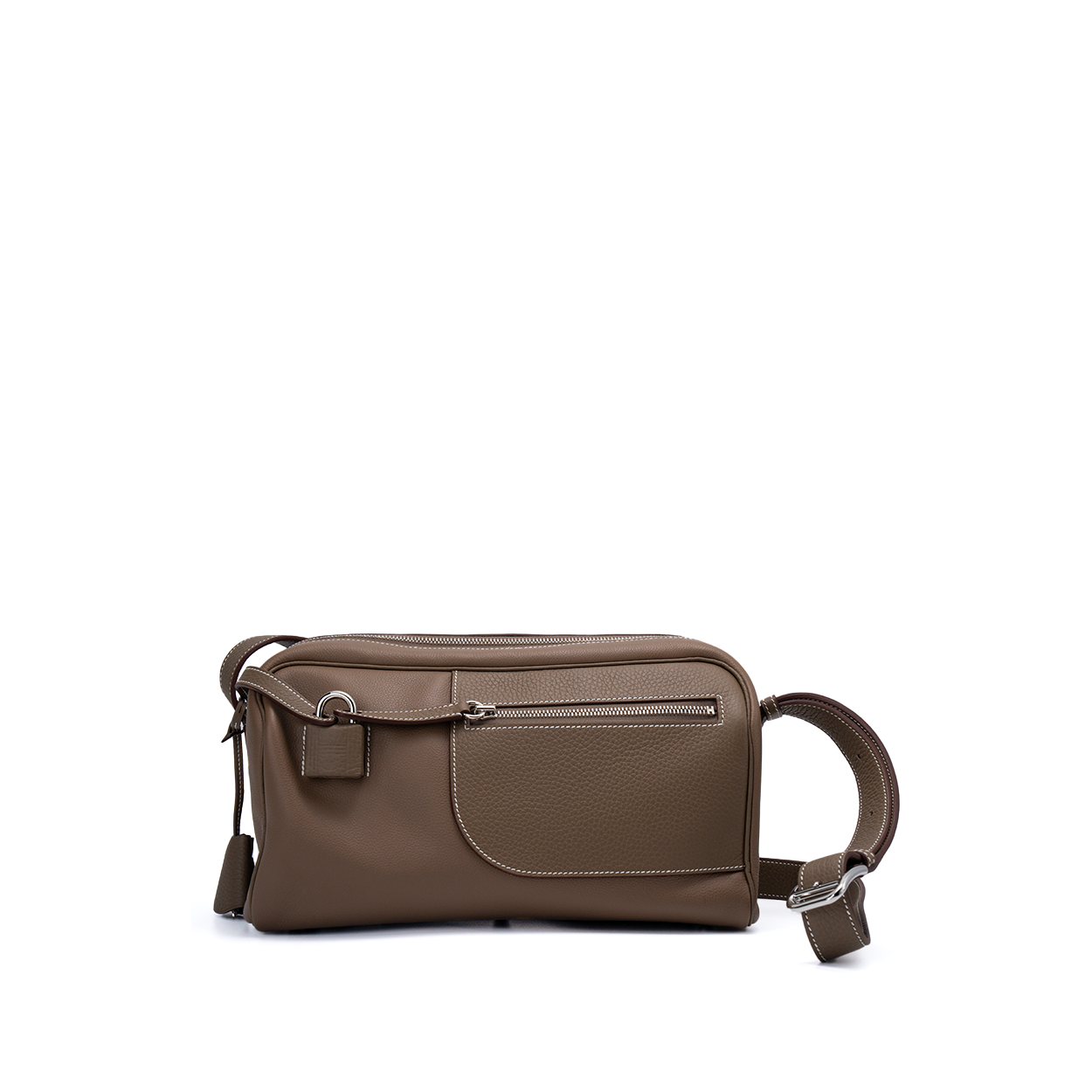 Hermès Petit Courrier Veau Evercolor/Taurillon Clemence Etoupe-2024