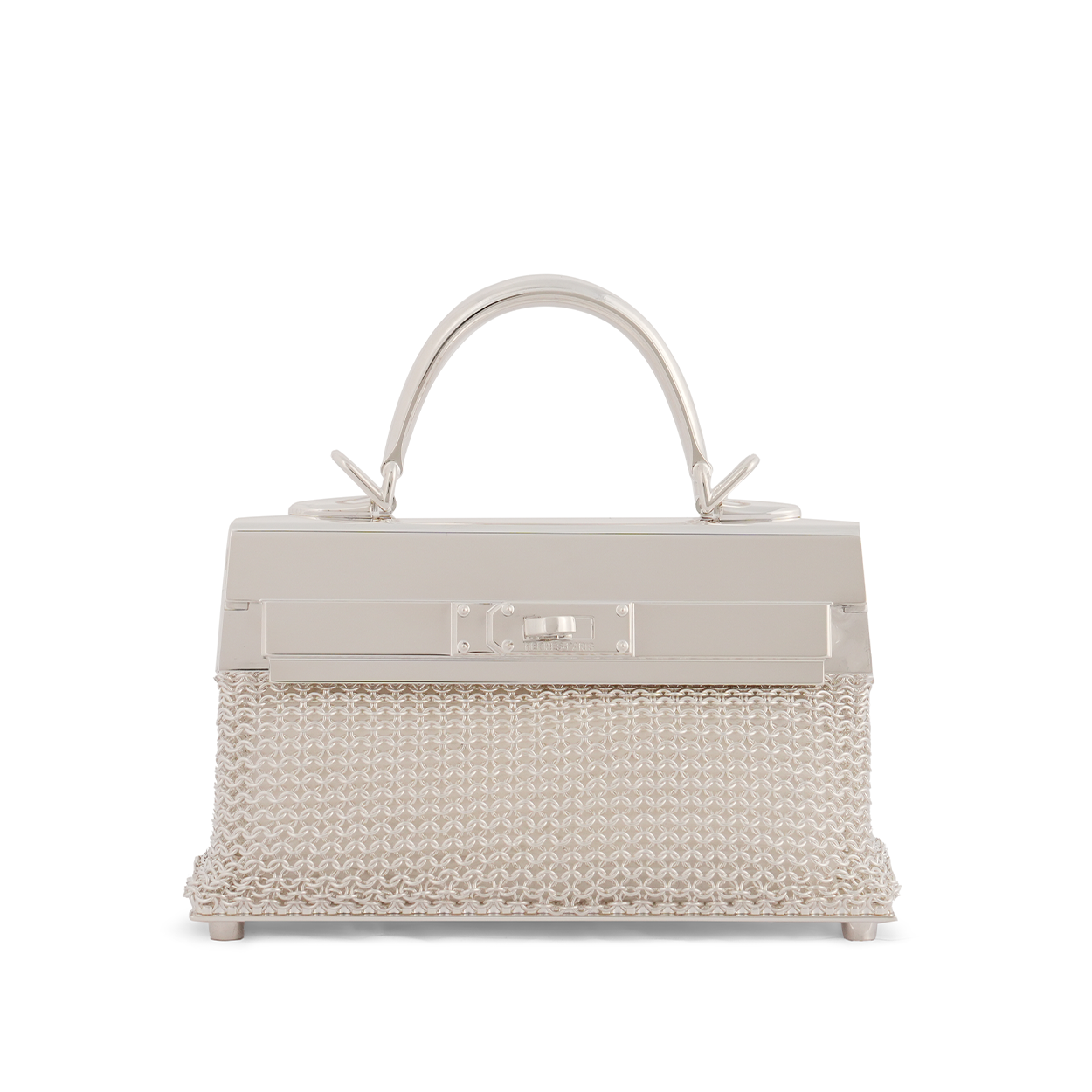 Hermès "Limited Edition" Mini Kelly Sterling Silver Kellymorphose Sac Bijou d’Argent - 2025