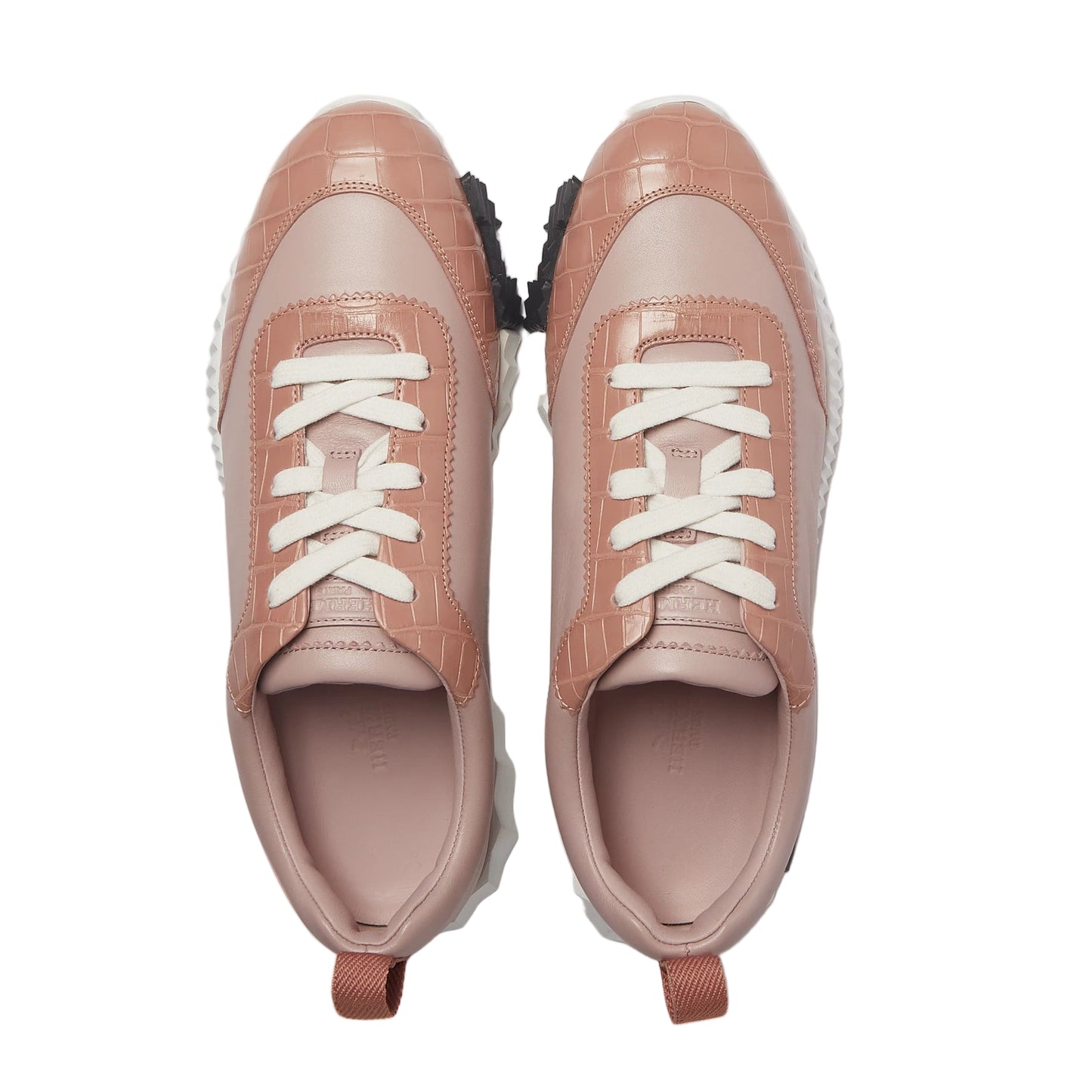 Hermès Bouncing Sneaker - Rose Porshe/Alligator (39)