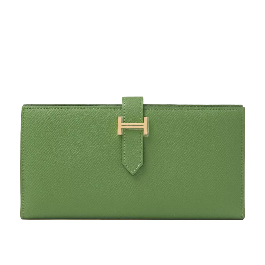 Hermès Bearn Soufflet Wallet - Bambou