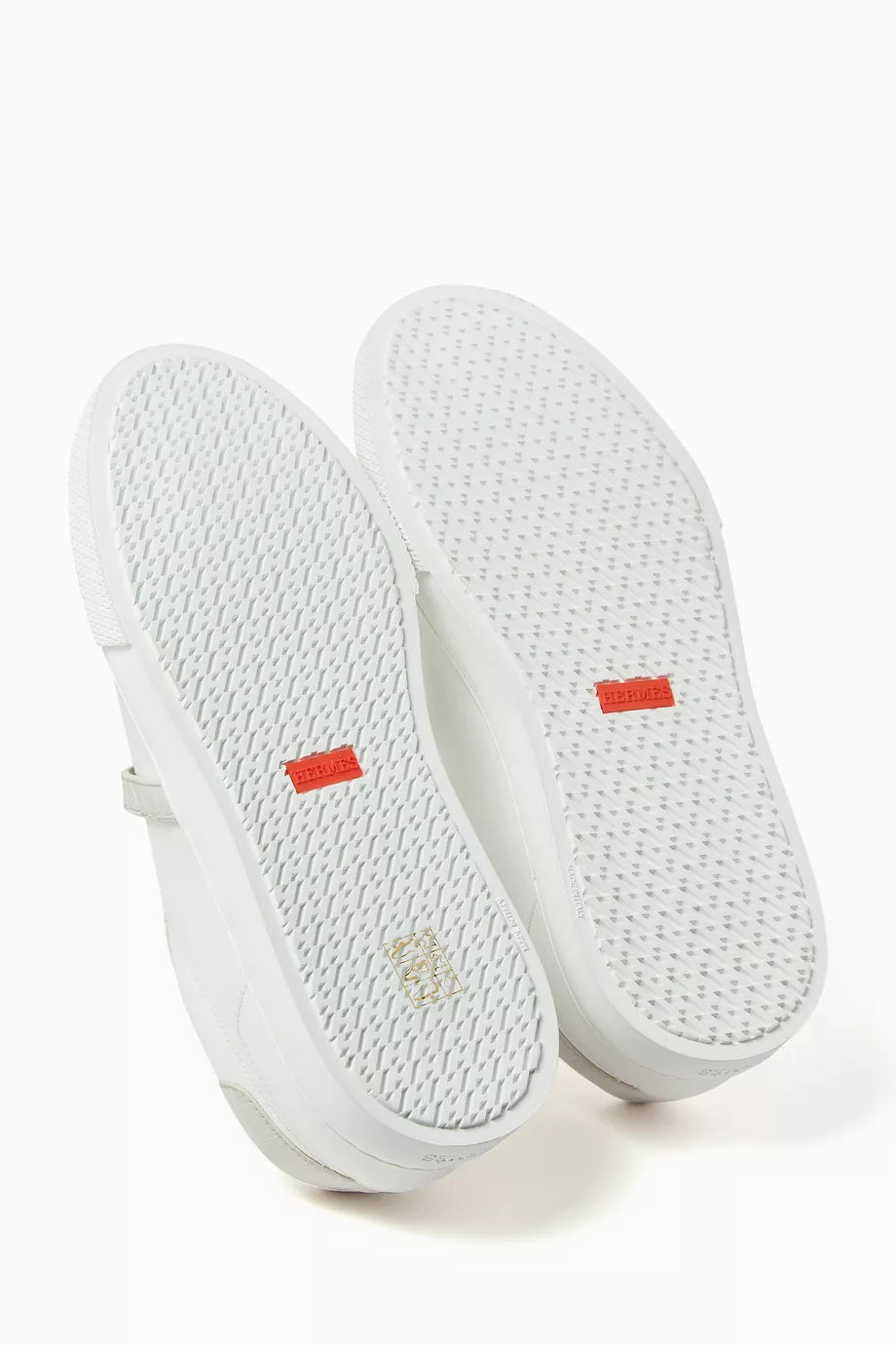 Hermès Glaise Alligator Leather Day Sneakers - Blanc/Beige (40)