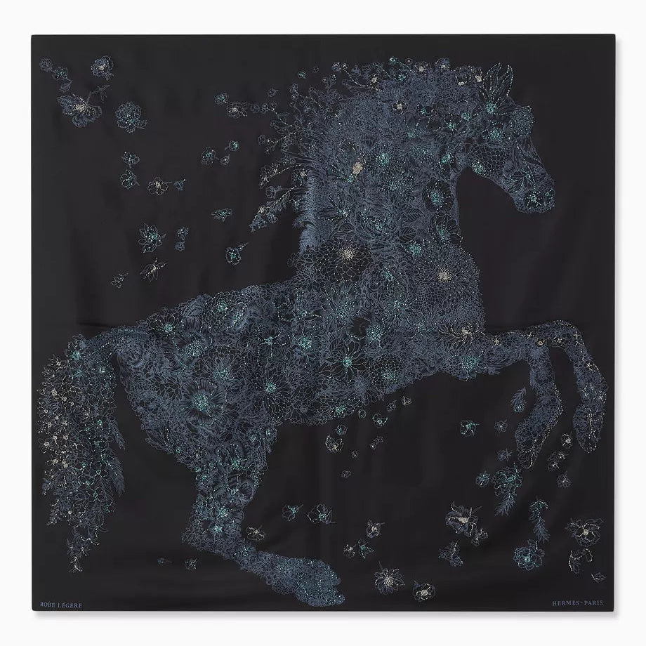 Hermès Carré 90 Robe Légère Scarf – Embroidered