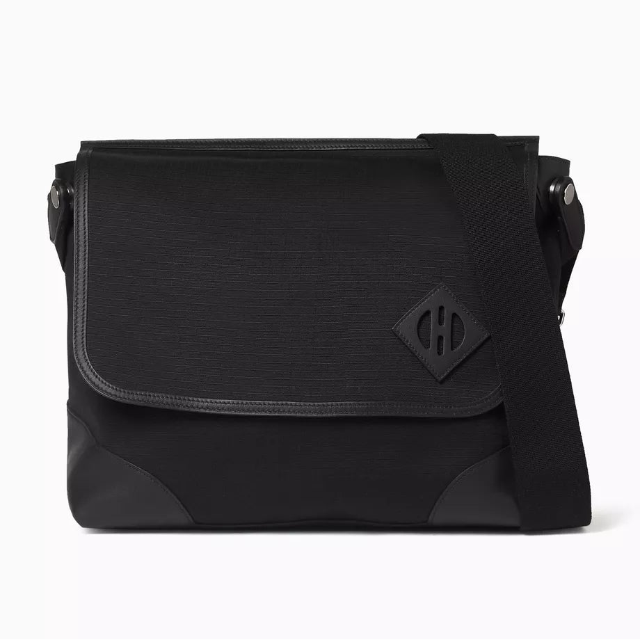 Hermès Allback Messenger Bag - Canvas/Leather/Noir - 2024