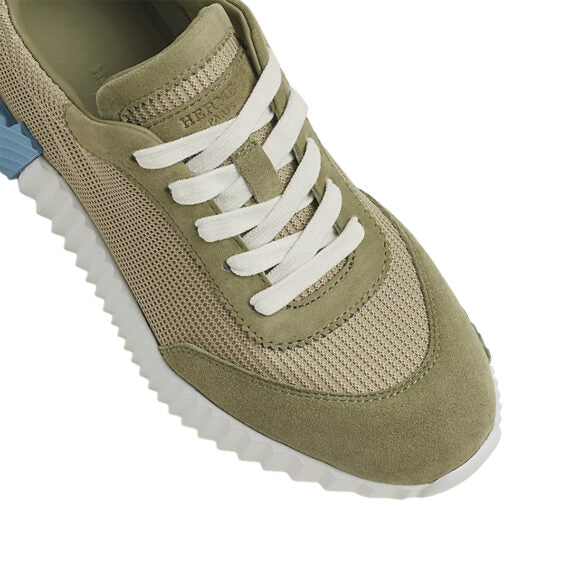 Hermès Bouncing Sneaker - Suede Goatskin/Vert d'Eau Céladon (36)