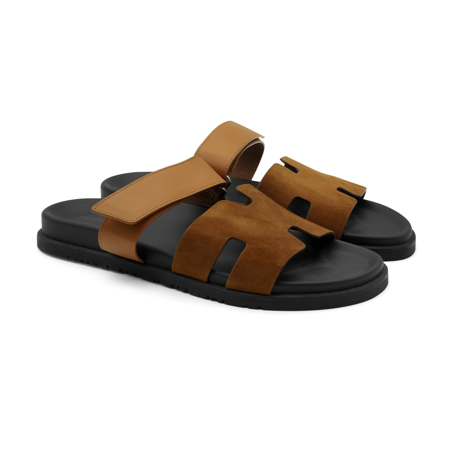 Hermès Chypre Sandal - Brun Fumé/Miel/Suede (45)