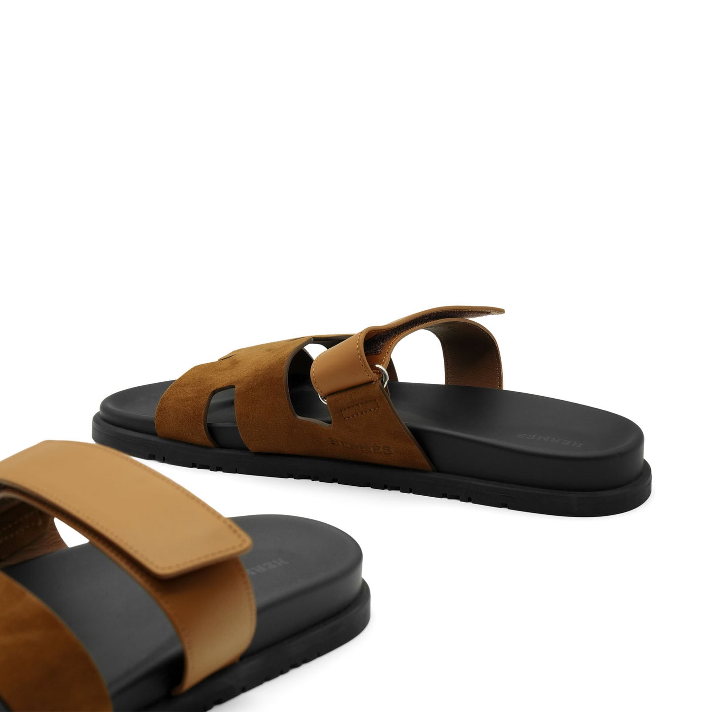 Hermès Chypre Sandal - Brun Fumé/Miel/Suede (45)