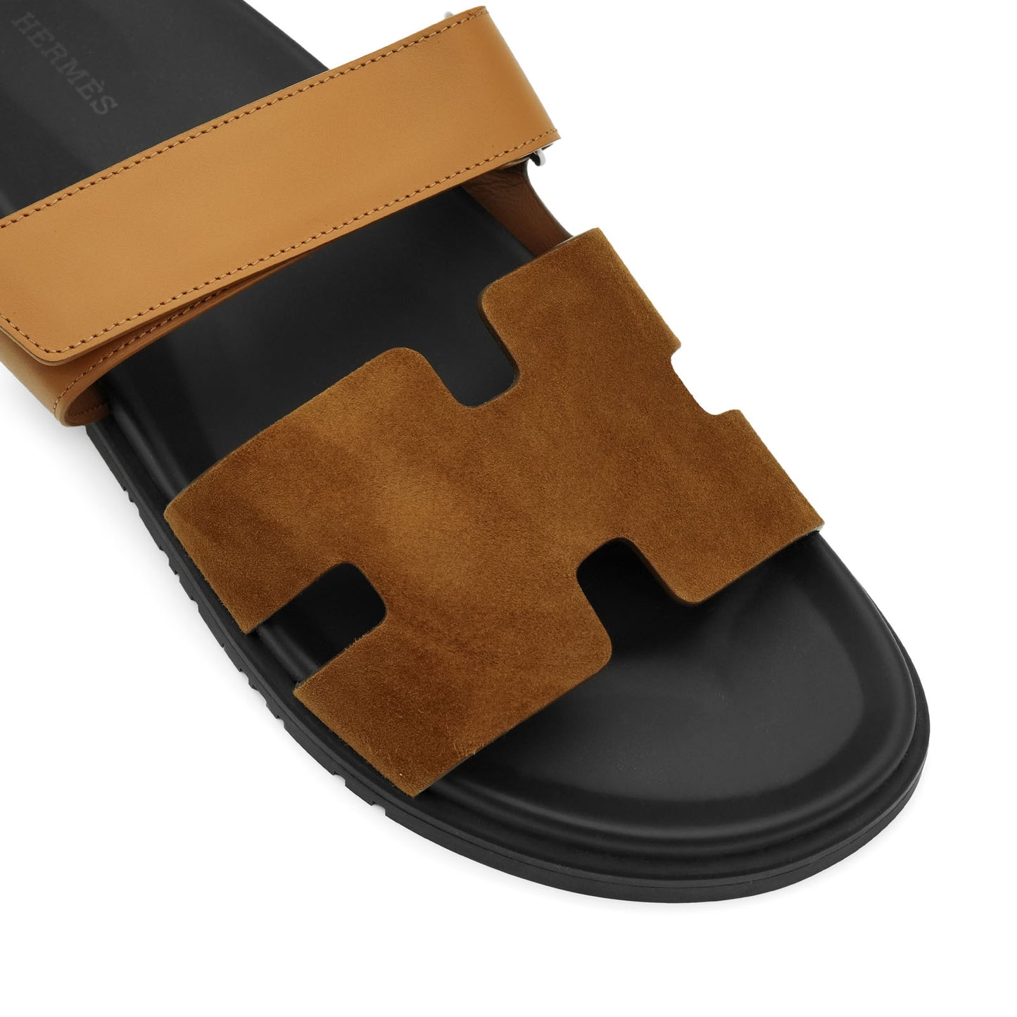 Hermès Chypre Sandal - Brun Fumé/Miel/Suede (45)