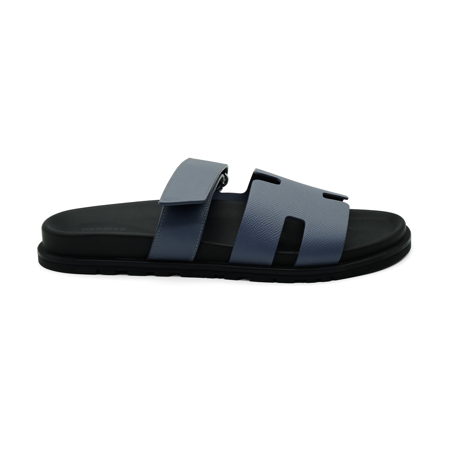 Hermès Chypre Sandal - Epsom Blue Grignon