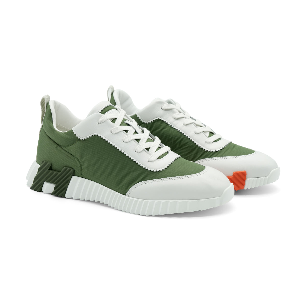 Hermès Bouncing Sneaker - Matcha/Blanc (43.5)