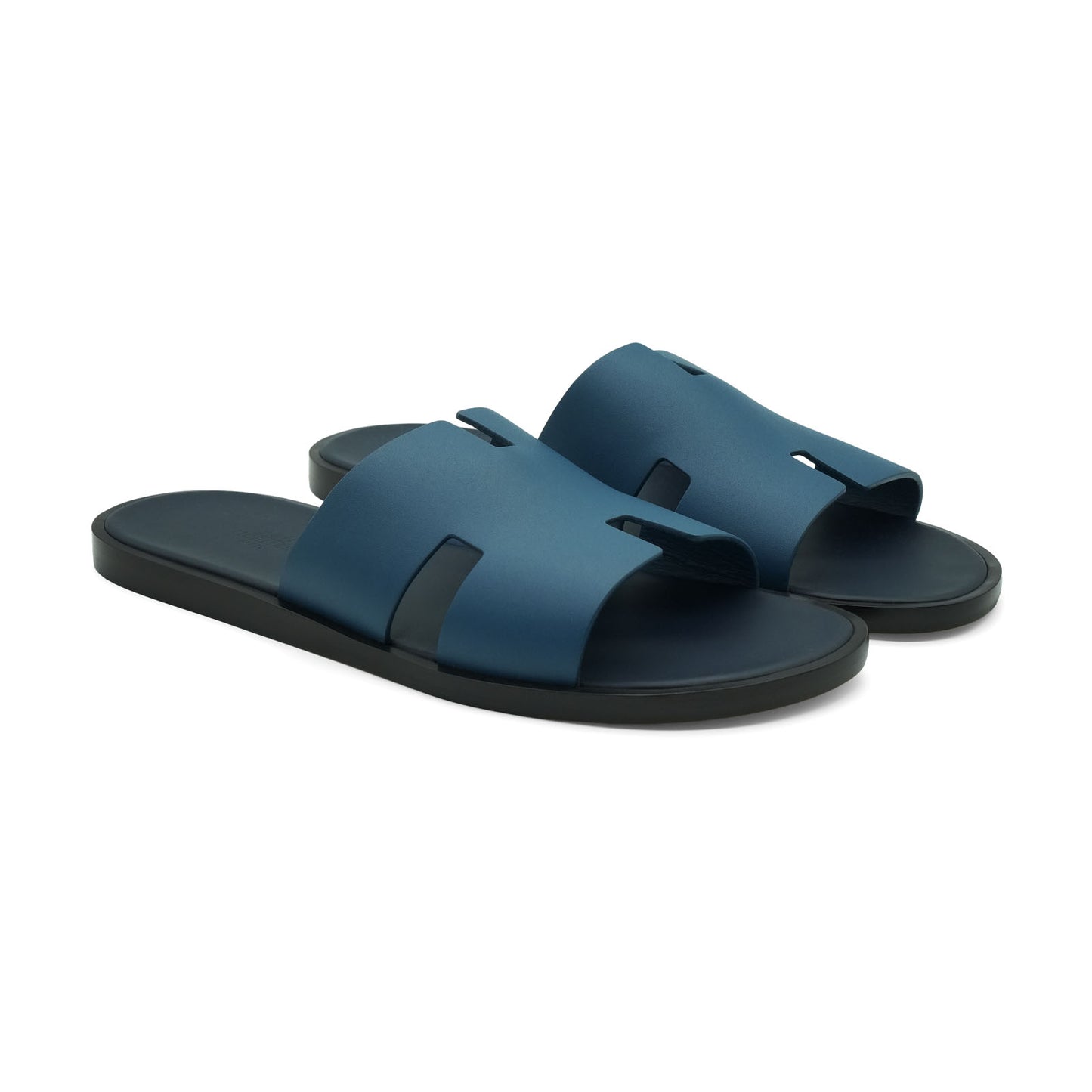 Hermès Izmir Sandal - Bleu Turquin/Marine (44.5)