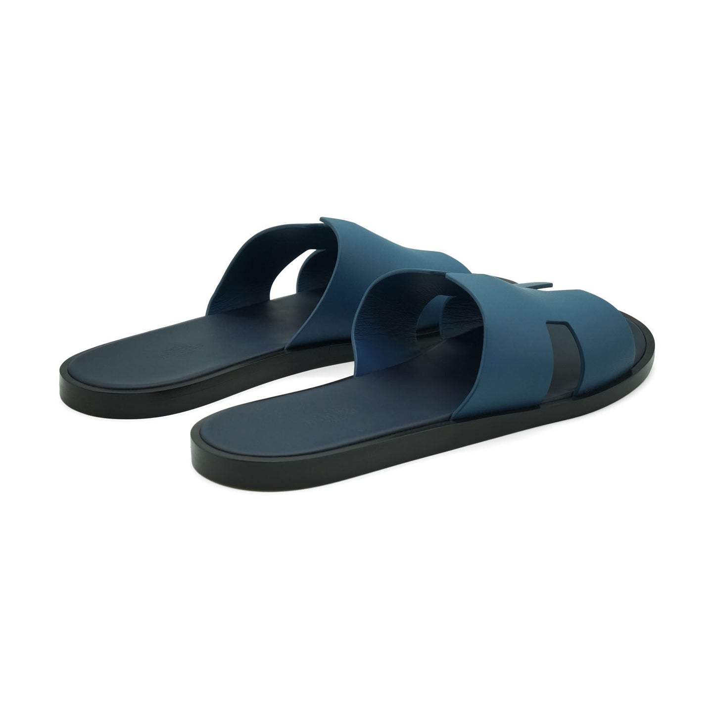 Hermès Izmir Sandal - Bleu Turquin/Marine (44.5)