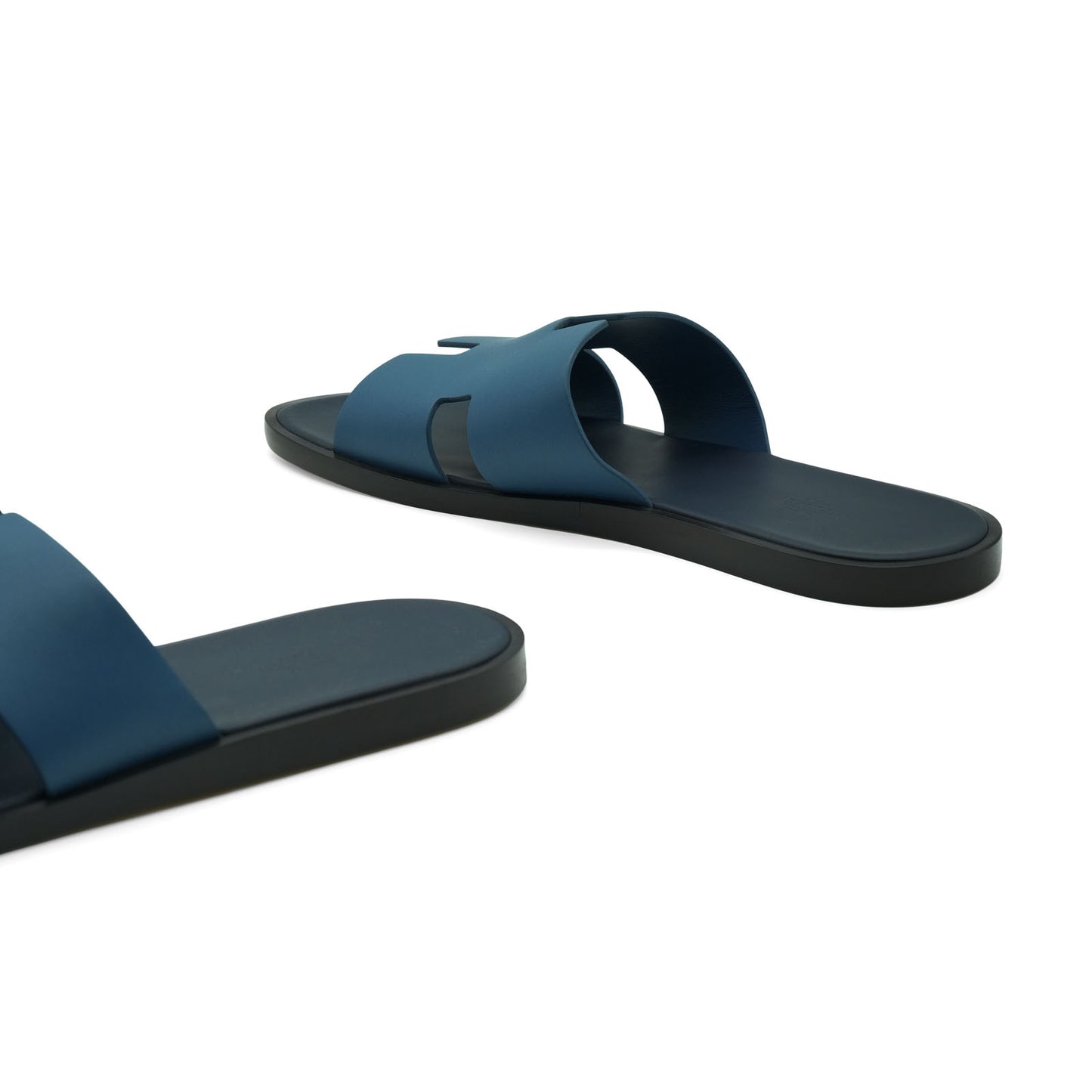 Hermès Izmir Sandal - Bleu Turquin/Marine (44.5)