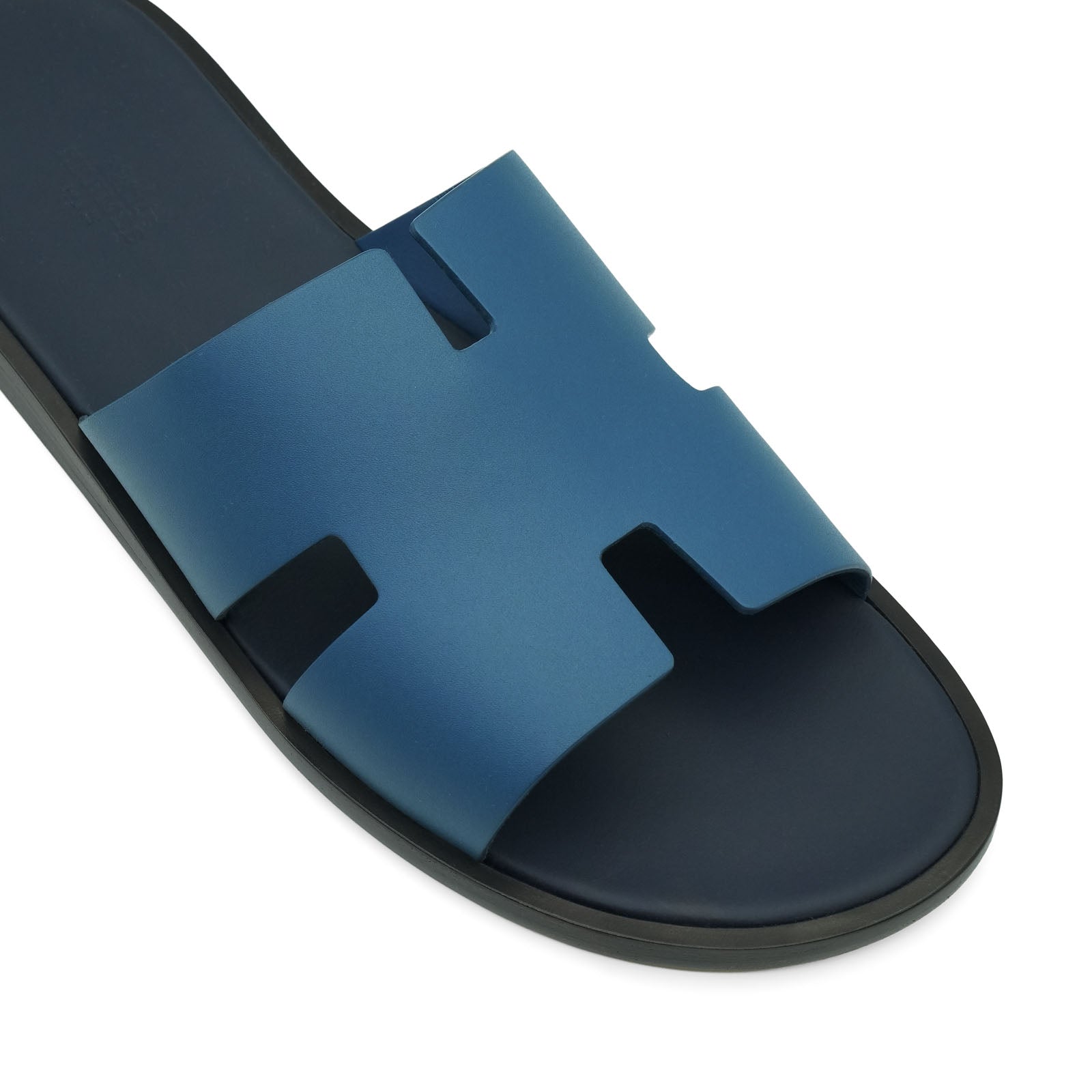 Hermès Izmir Sandal - Bleu Turquin/Marine (44.5)