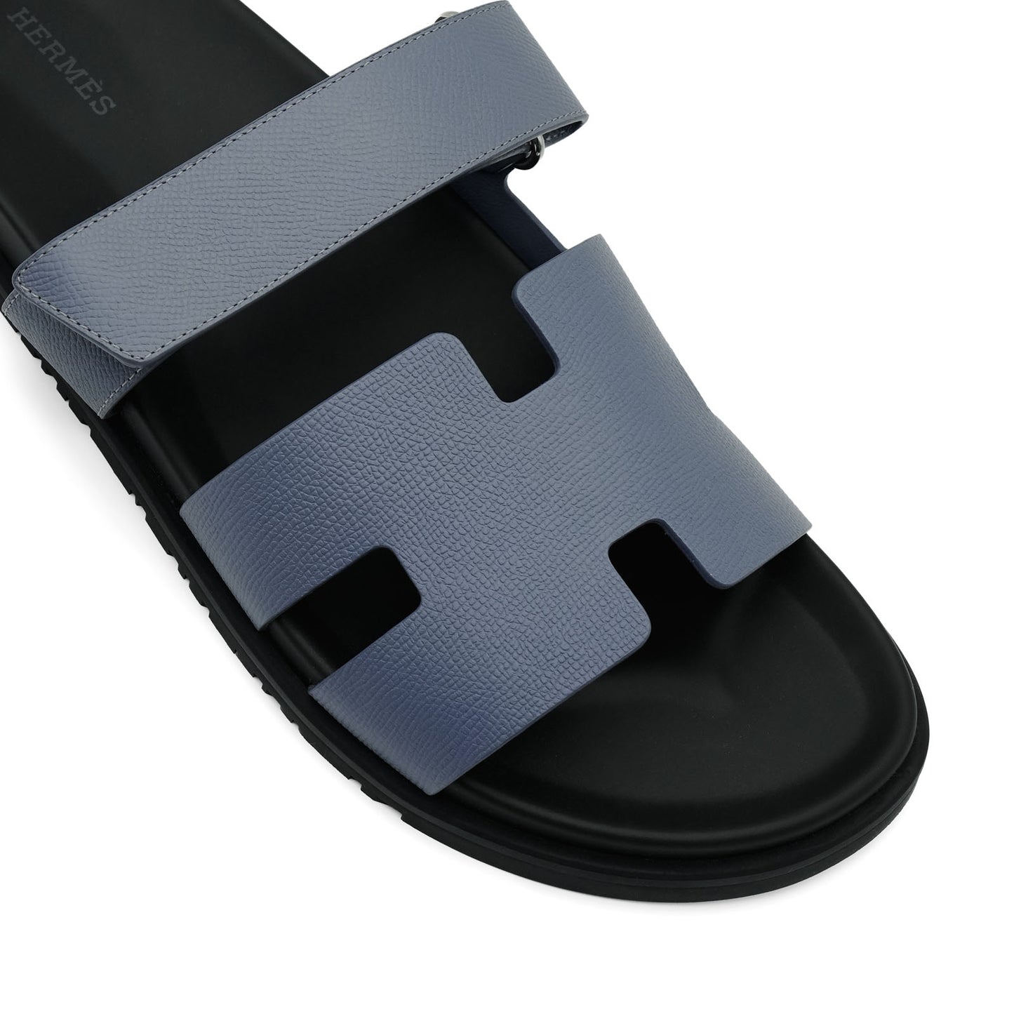 Hermès Chypre Sandal - Epsom Blue Grignon