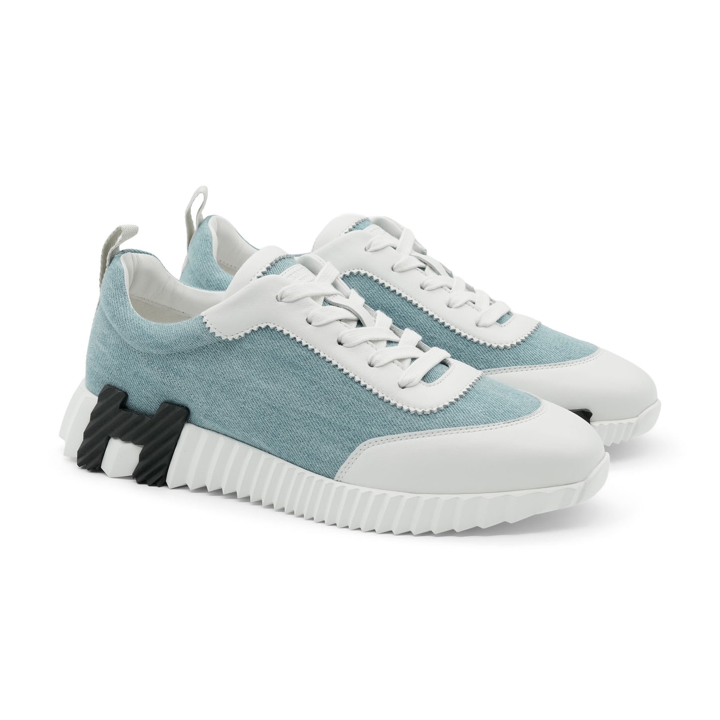 Hermès Bouncing Sneaker - Bleu Clair/Blanc (40.5)