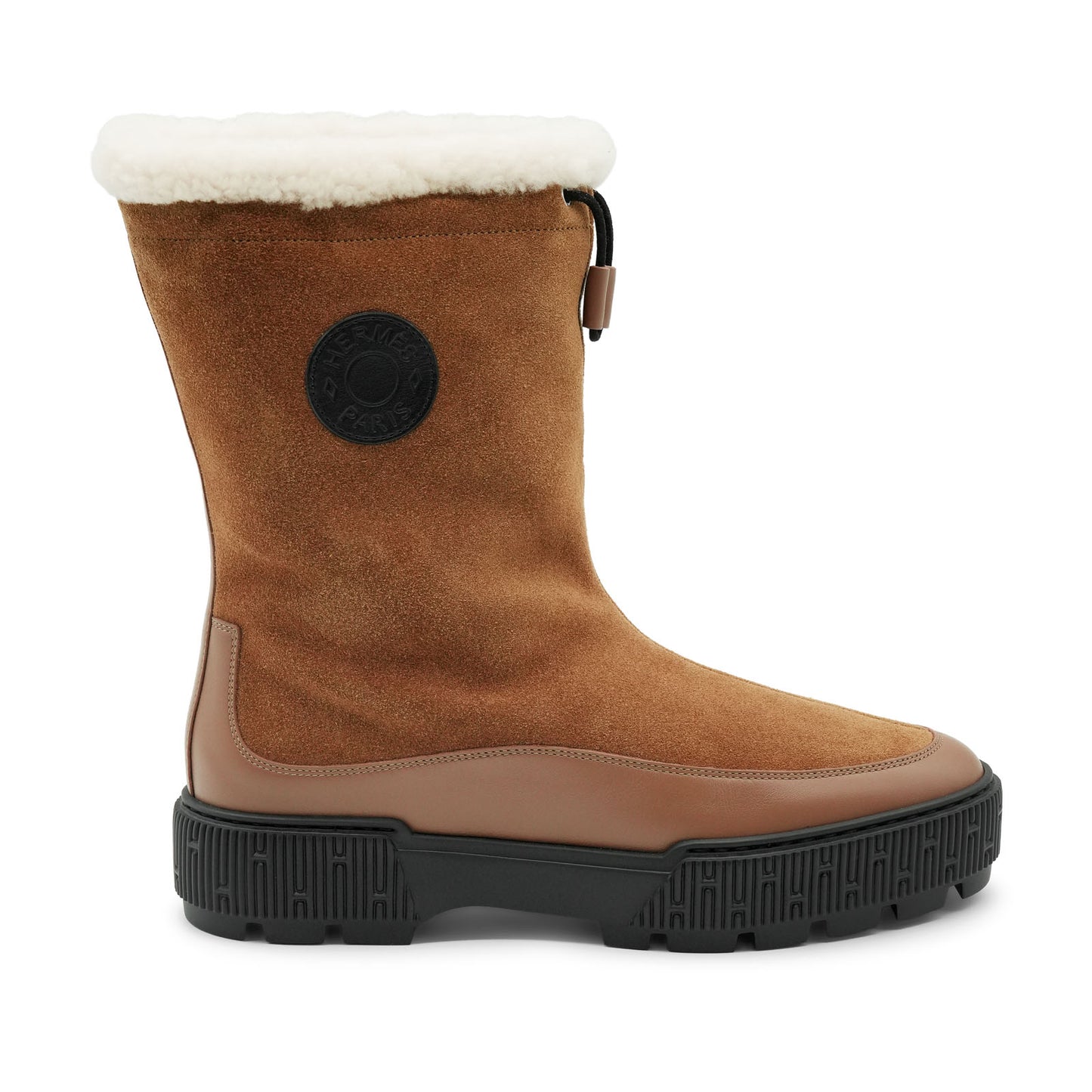 Hermès Journey Ankle Boot - Brun Fumé/Écru (39.5)