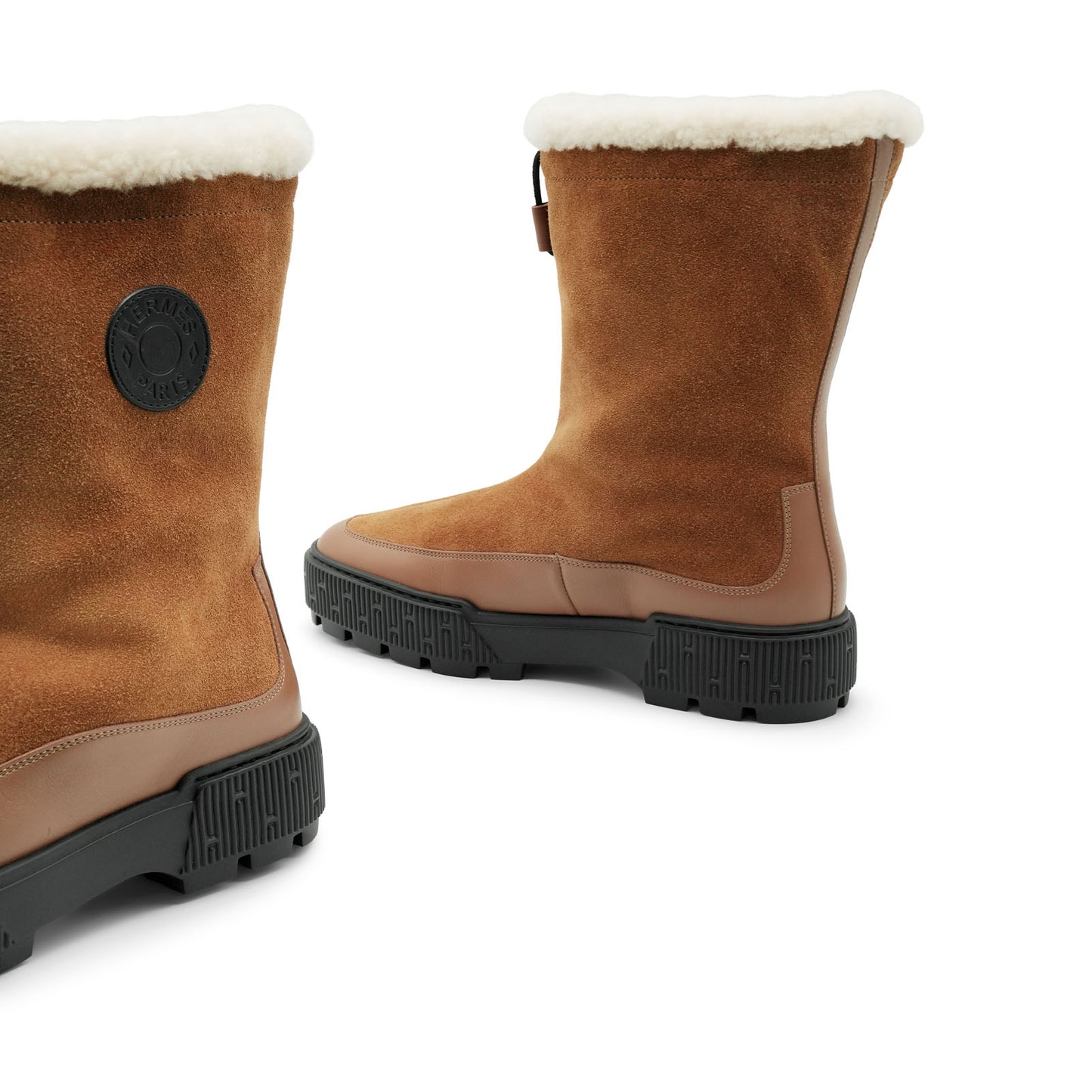 Hermès Journey Ankle Boot - Brun Fumé/Écru (39.5)