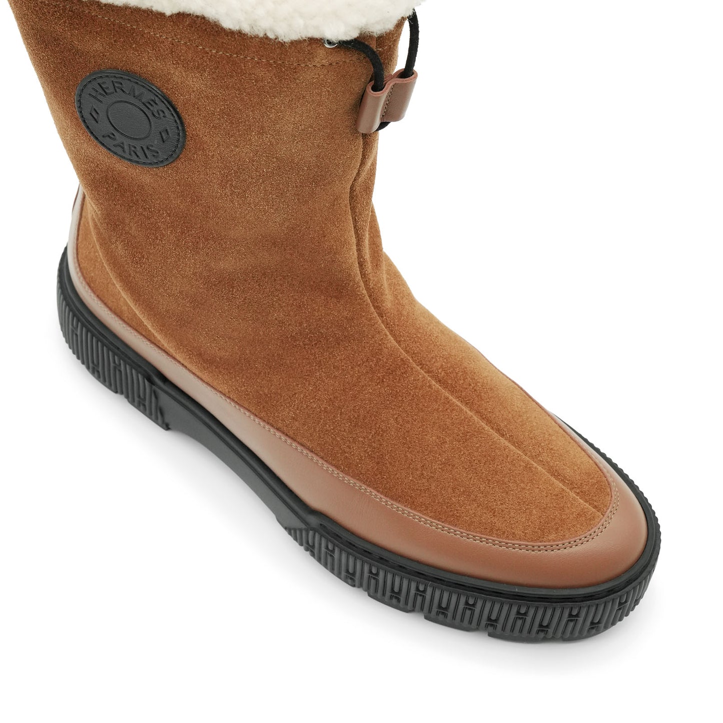 Hermès Journey Ankle Boot - Brun Fumé/Écru (39.5)