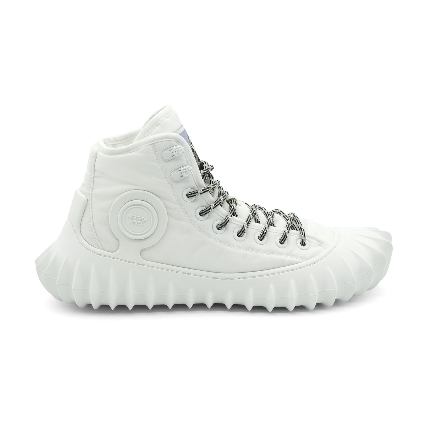 Bottega Veneta Denver Optic White High Top Sneakers (44)