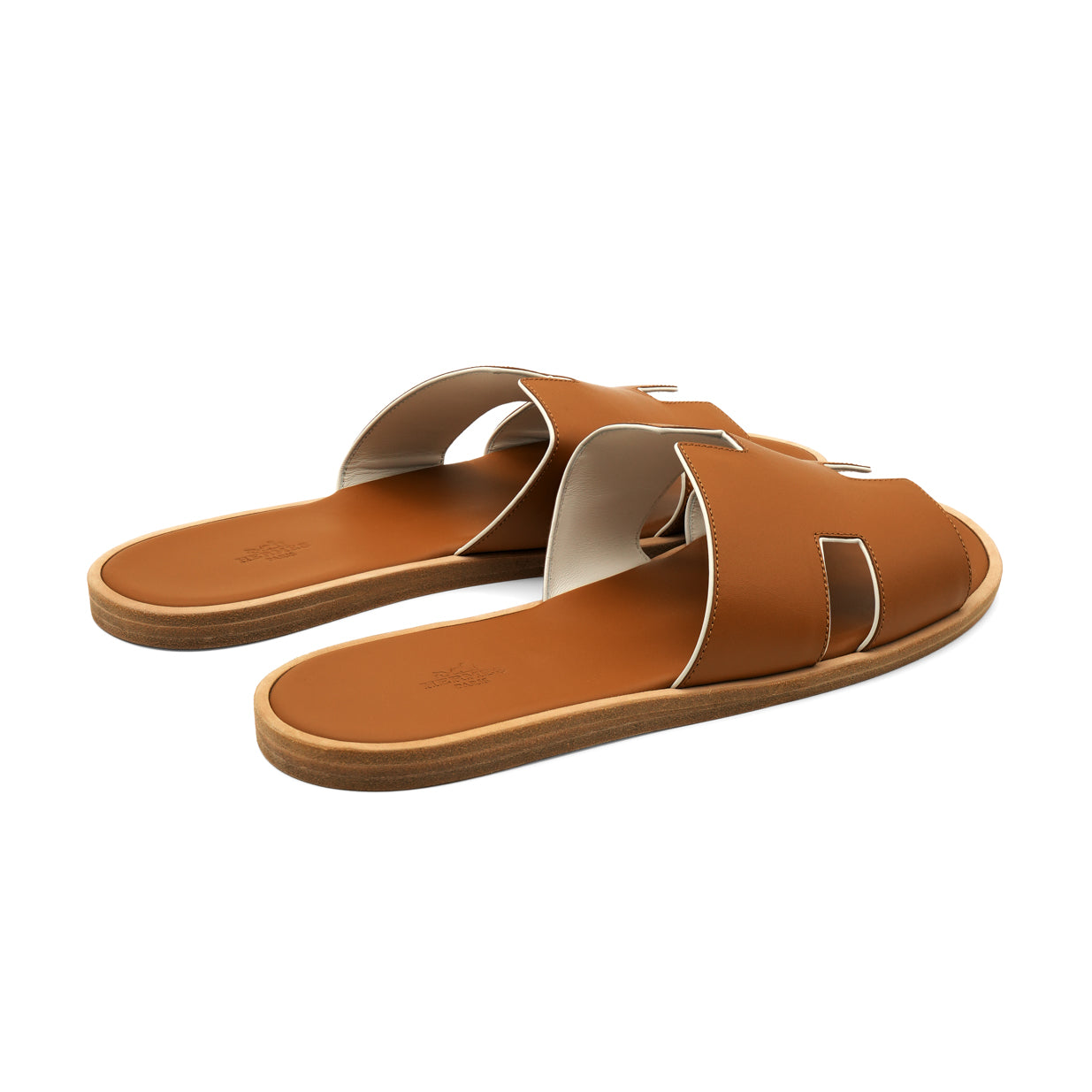 Hermès Izmir Sandal - Naturel/Blanc (45)