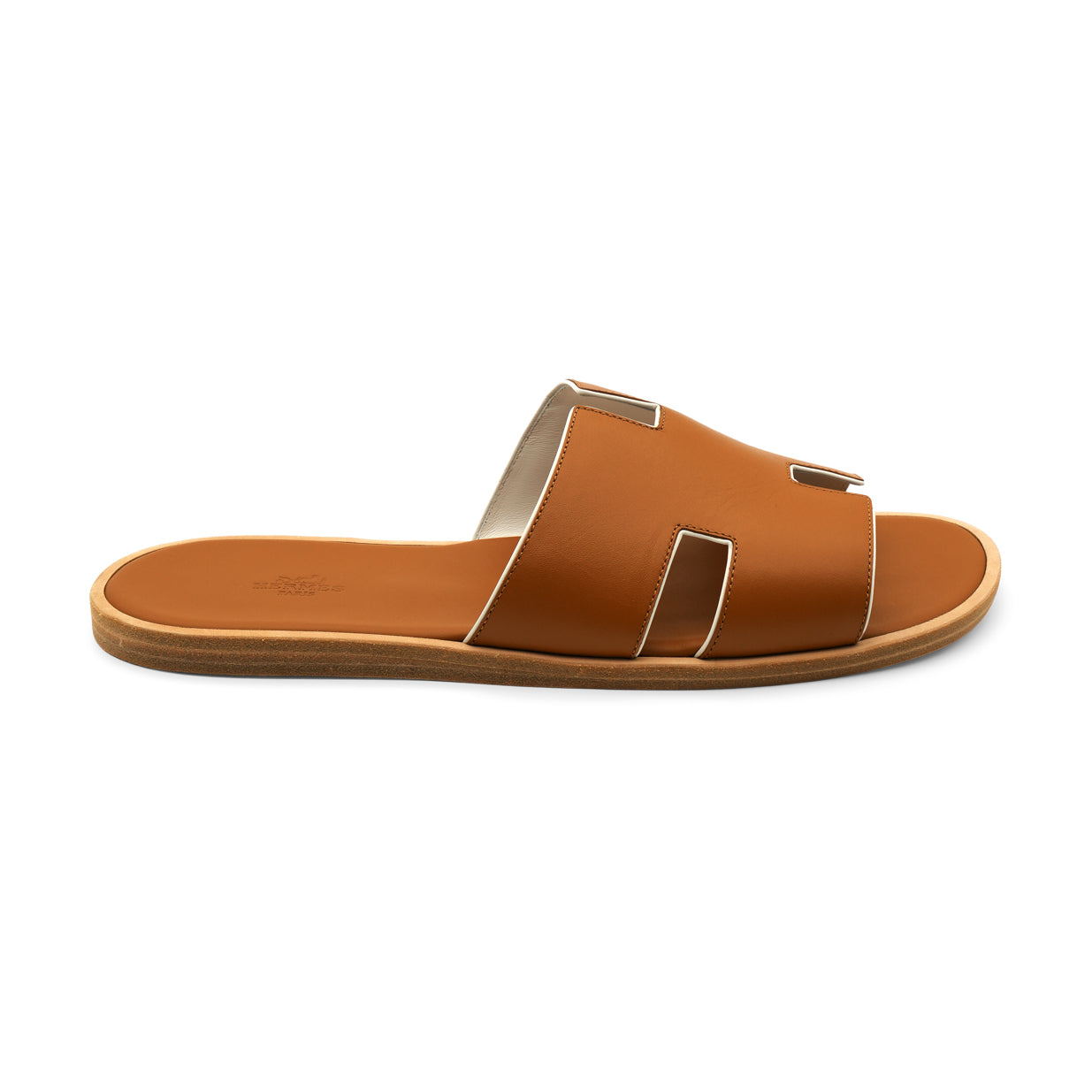 Hermès Izmir Sandal - Naturel/Blanc (45)
