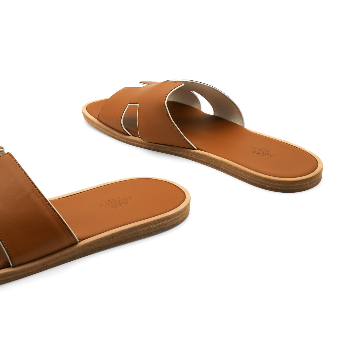 Hermès Izmir Sandal - Naturel/Blanc (45)
