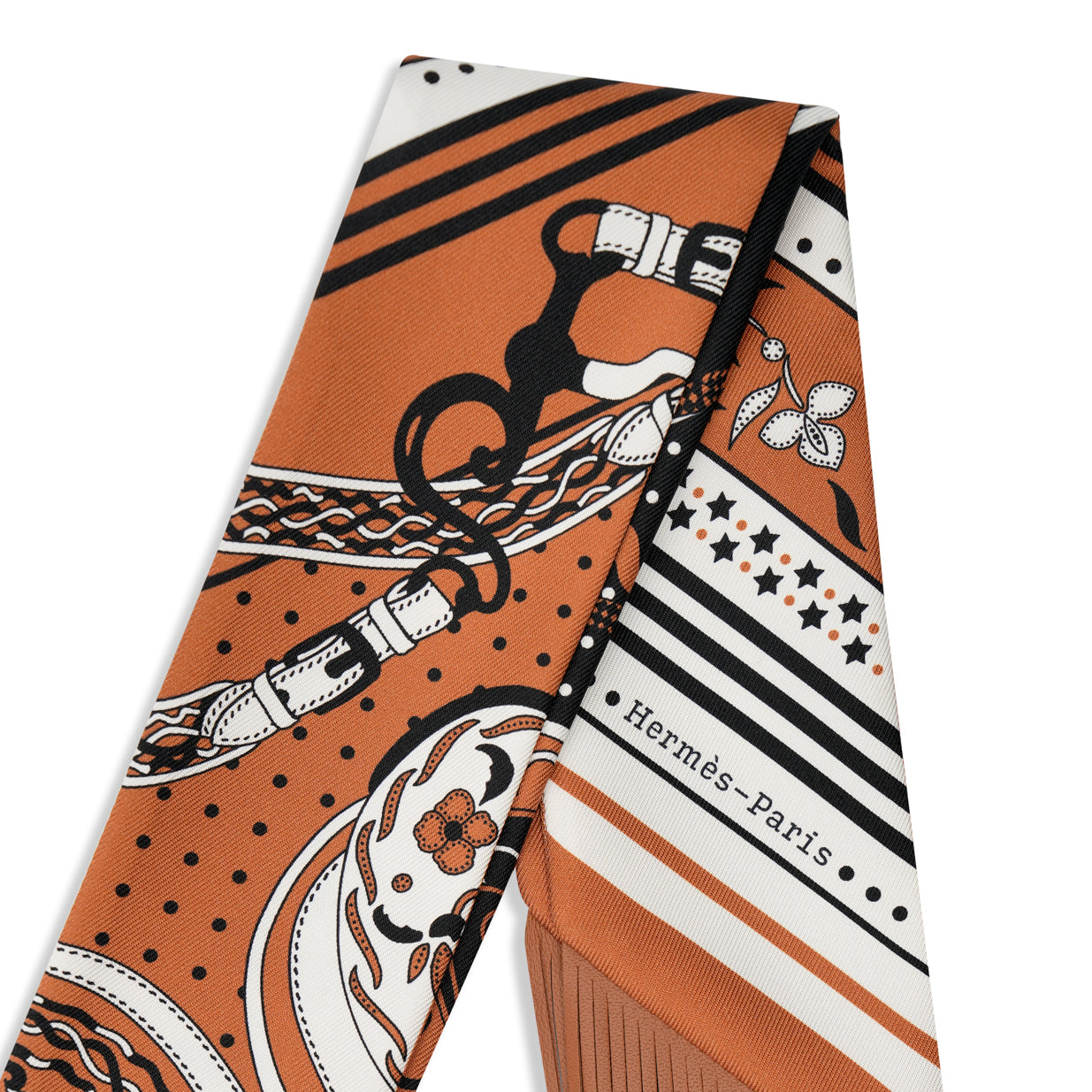 Hermès Festival Des Amazones Bandana Folk Twilly - Barénia