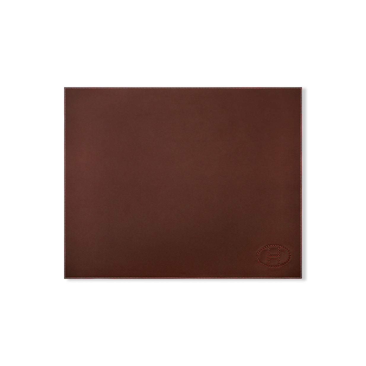 Hermès Mises et Relances Desk Blotter - Ébène/Fauve