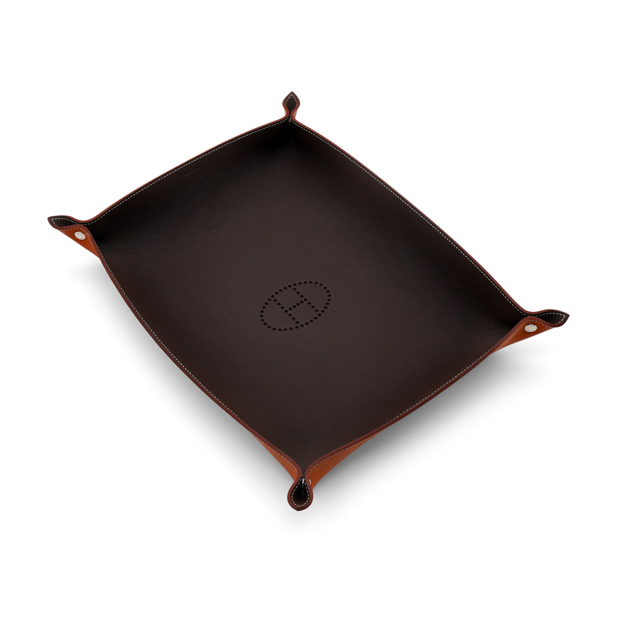 Hermès Mises et Relances Desk Mail Tray - Ébène/Fauve