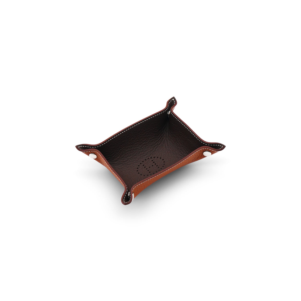 Hermès Mises et Relances Desk Card Case - Ébène/Fauve