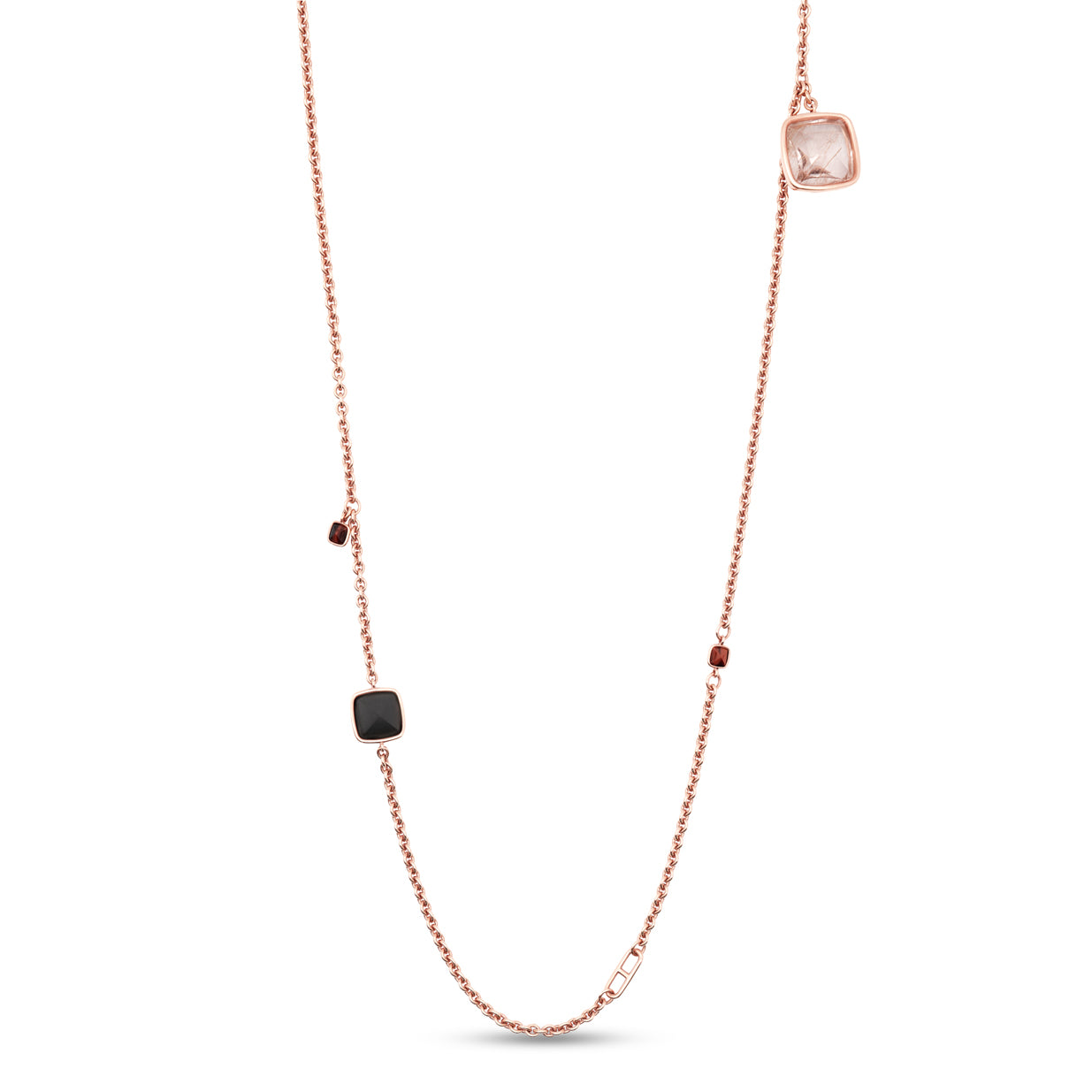 Hermès Long Necklace Divali Gold Onyx Tigres Eye