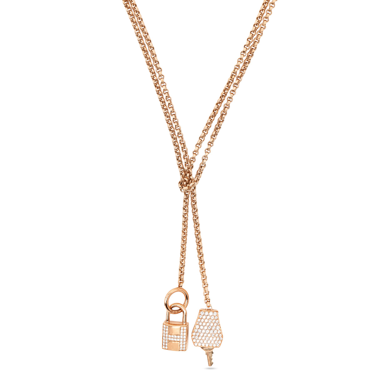 Hermès Kelly Clochette Long Necklace (Medium Model)