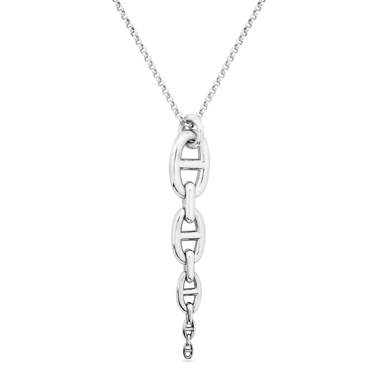 Hermès Chaîne d’Ancre Enchaînée Pendant Necklace (Large Model)