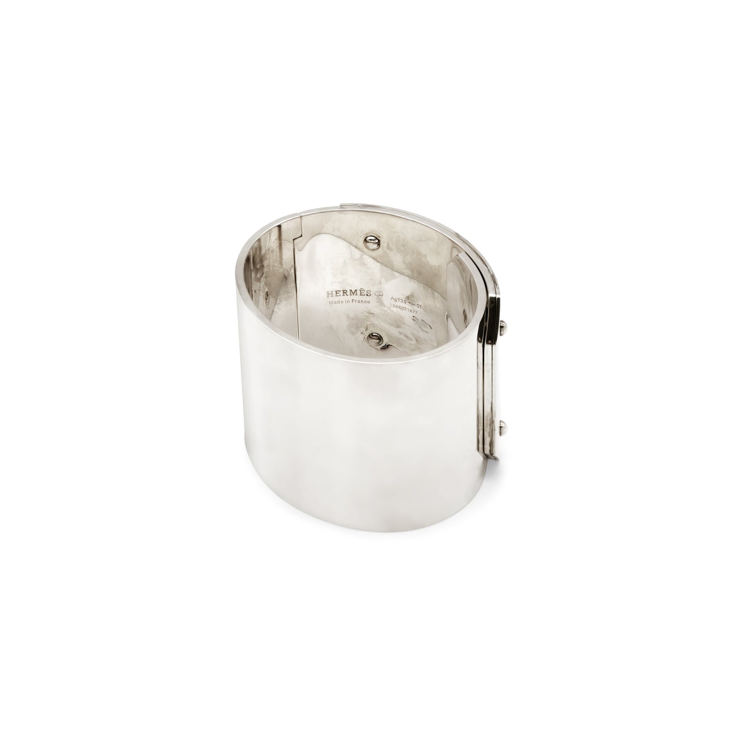 Hermès Kelly Silver Bracelet (Large Model)