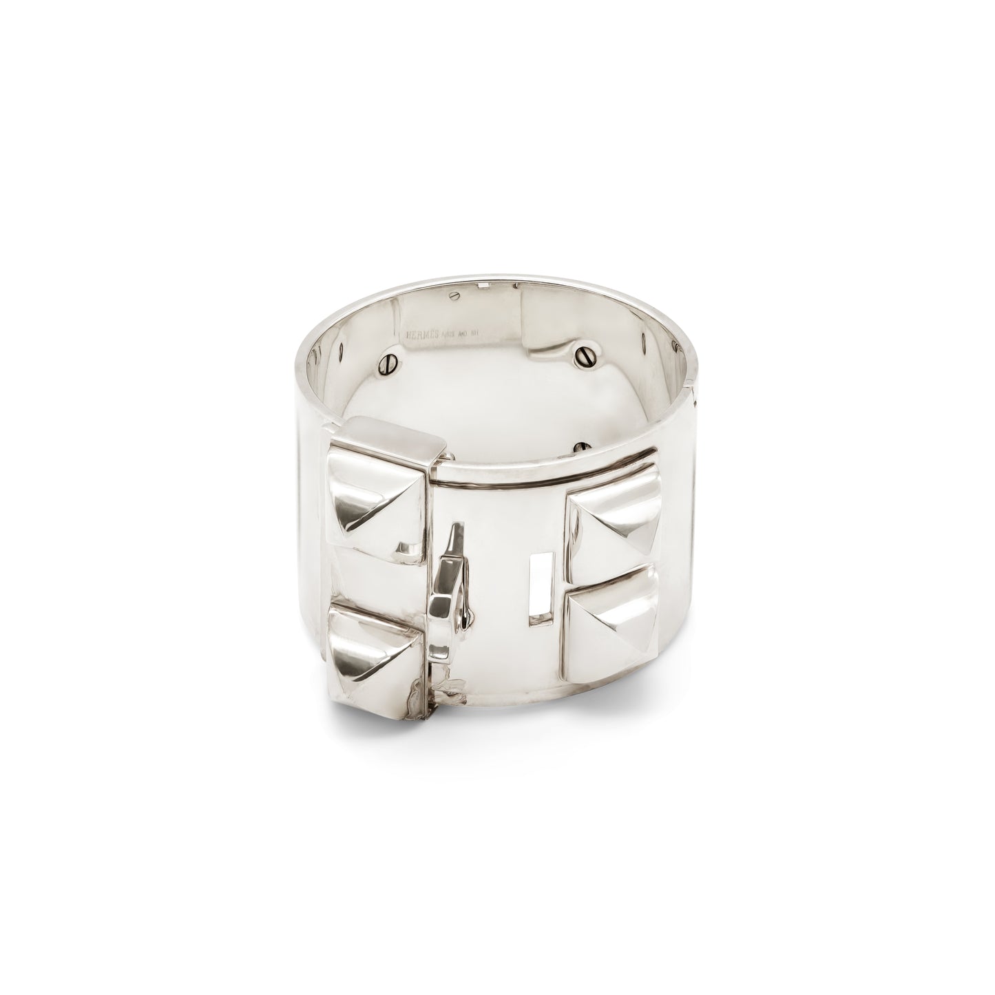 Hermès Kelly Silver Bracelet (Large Model)