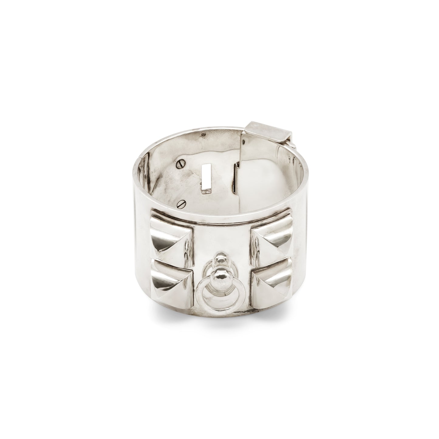 Hermès Kelly Silver Bracelet (Large Model)