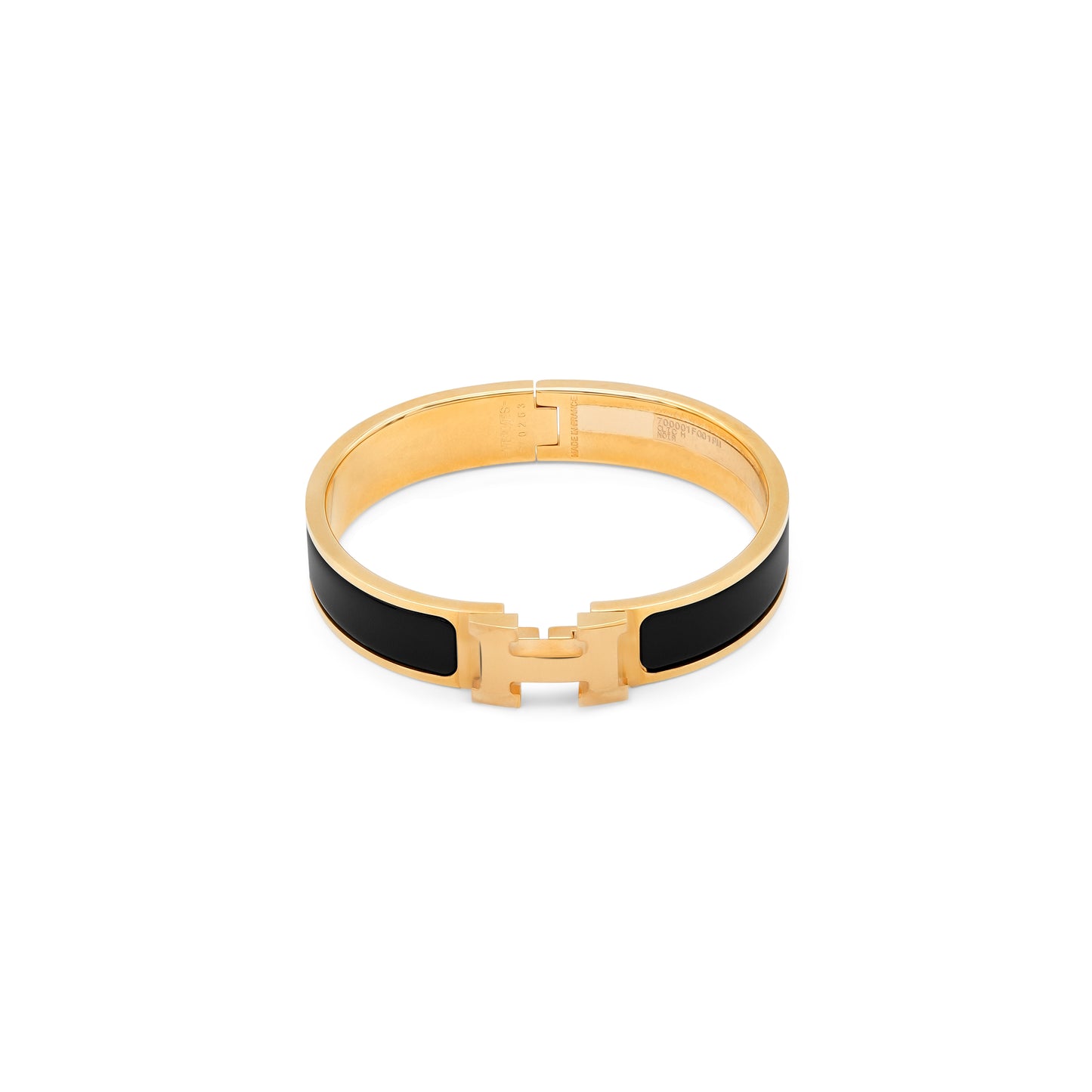 Hermès Clic H Bracelet - Noir