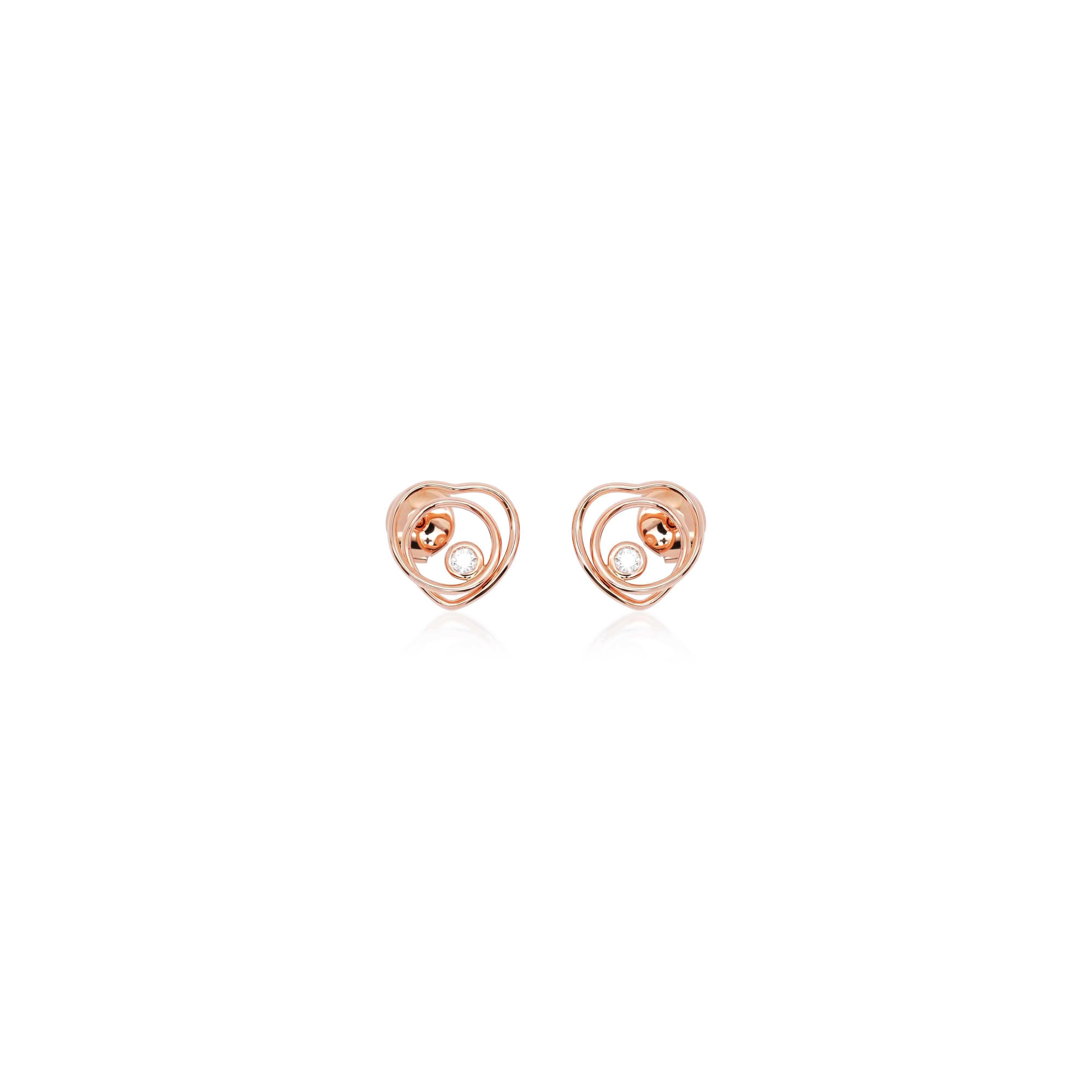 Hermès Vertige Cœur Earrings (Small Model)