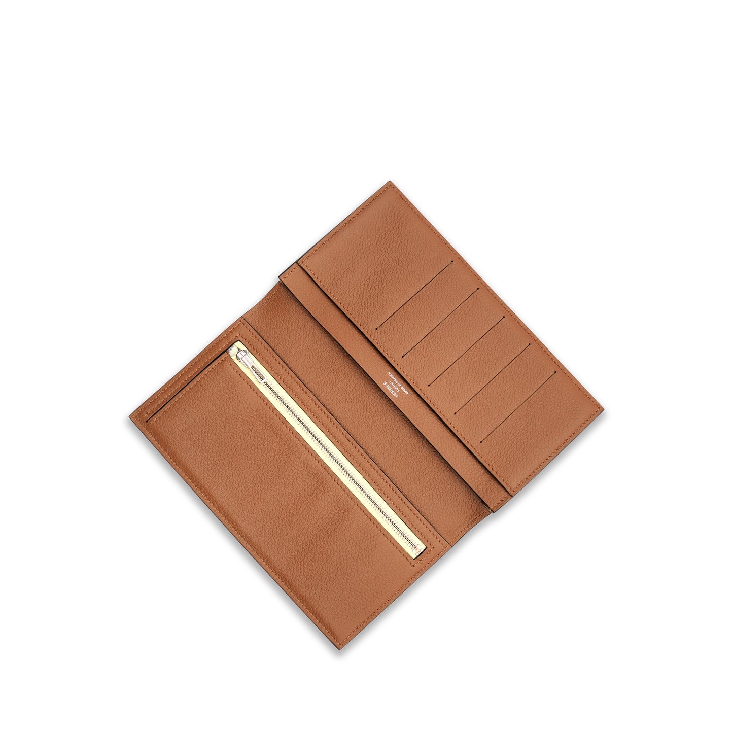 Hermès Citizen Twill Long Wallet - Alezan/Jaune Milton