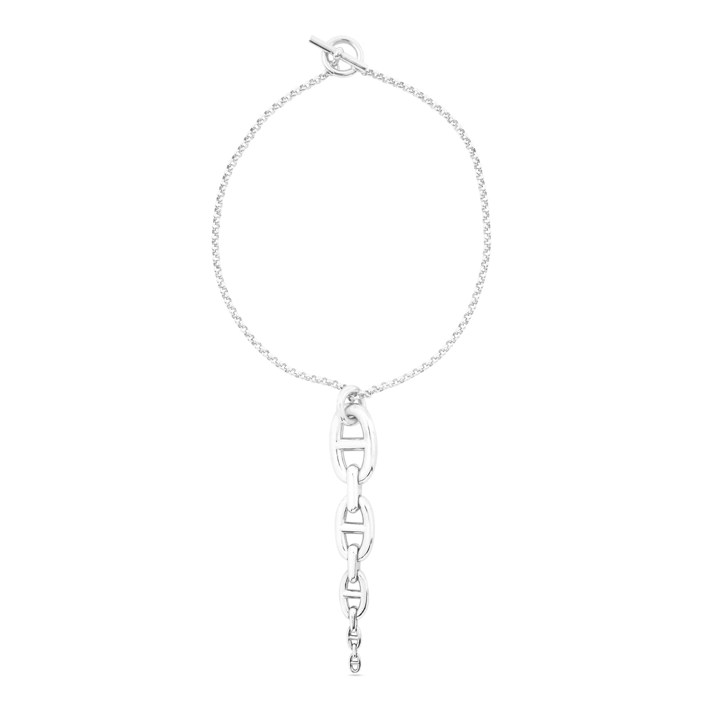 Hermès Chaîne d’Ancre Enchaînée Pendant Necklace (Large Model)