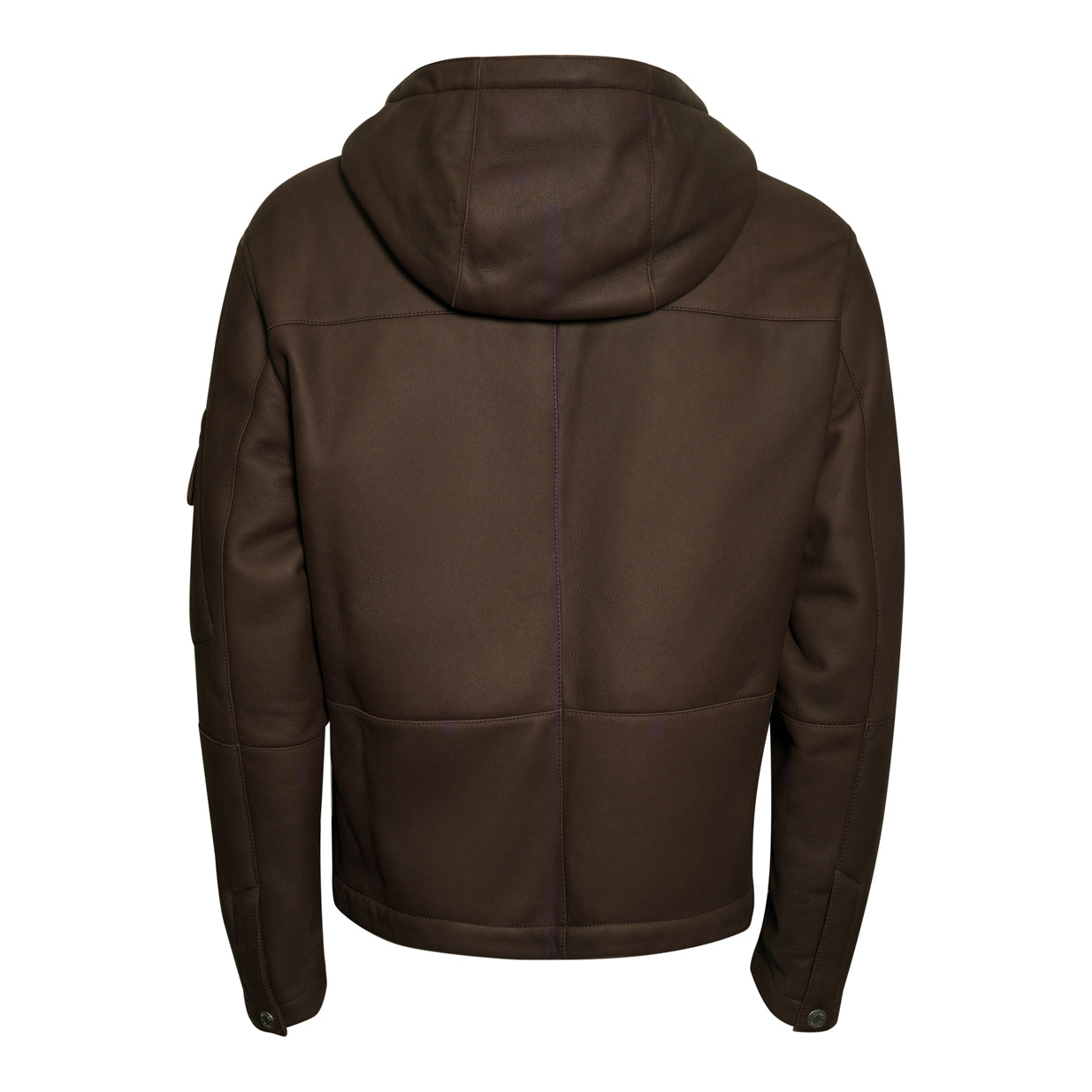 Hermès Lambskin & Shearling Hood Jacket (50)