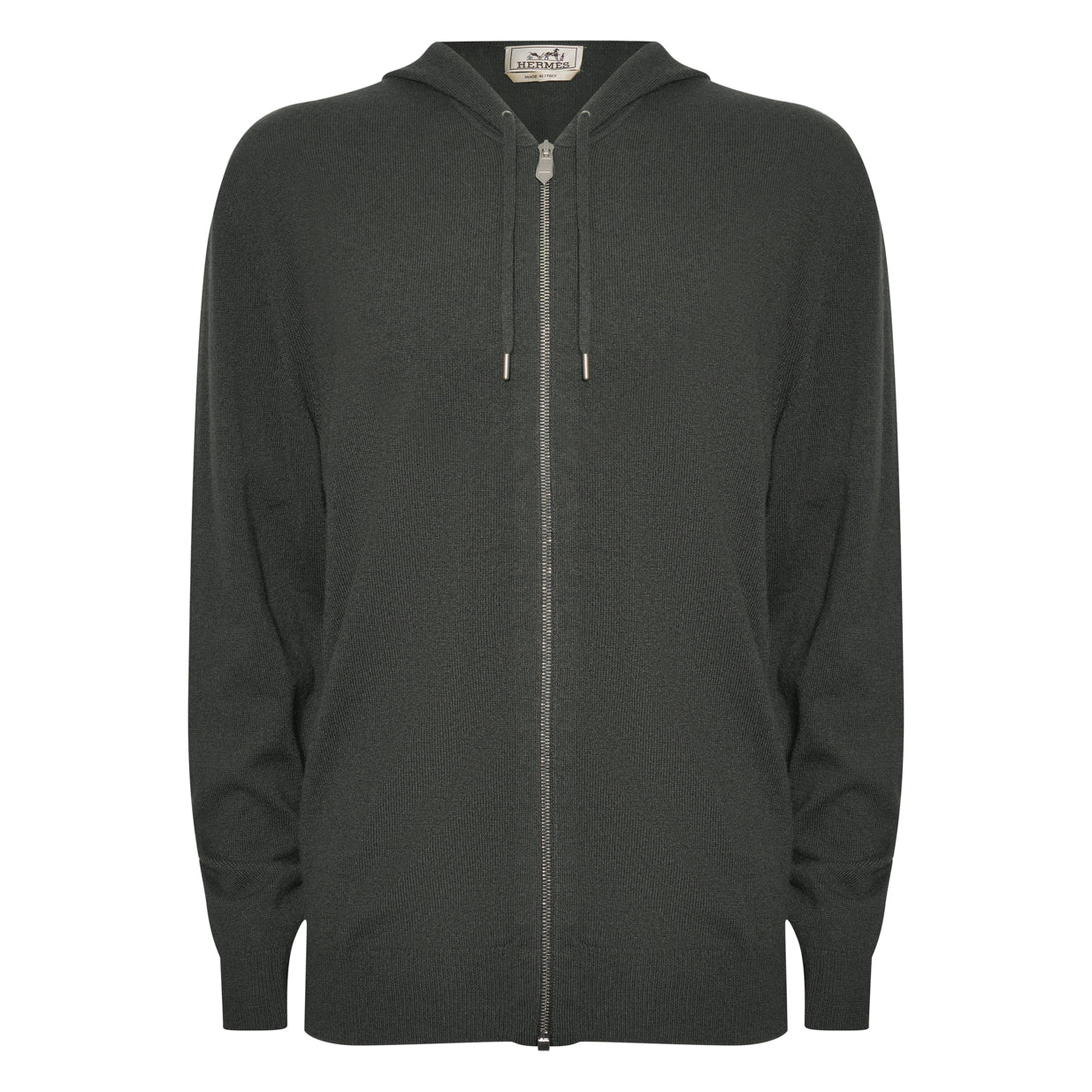 Hermès Cashmere "Maillon Chaîne d'Ancre" Hooded Jacket (XL)