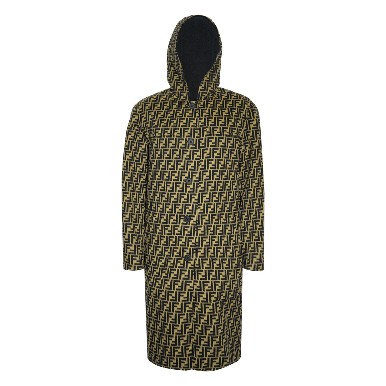 Fendi FF0249 A4LJ Wool Coat – Brown (50)