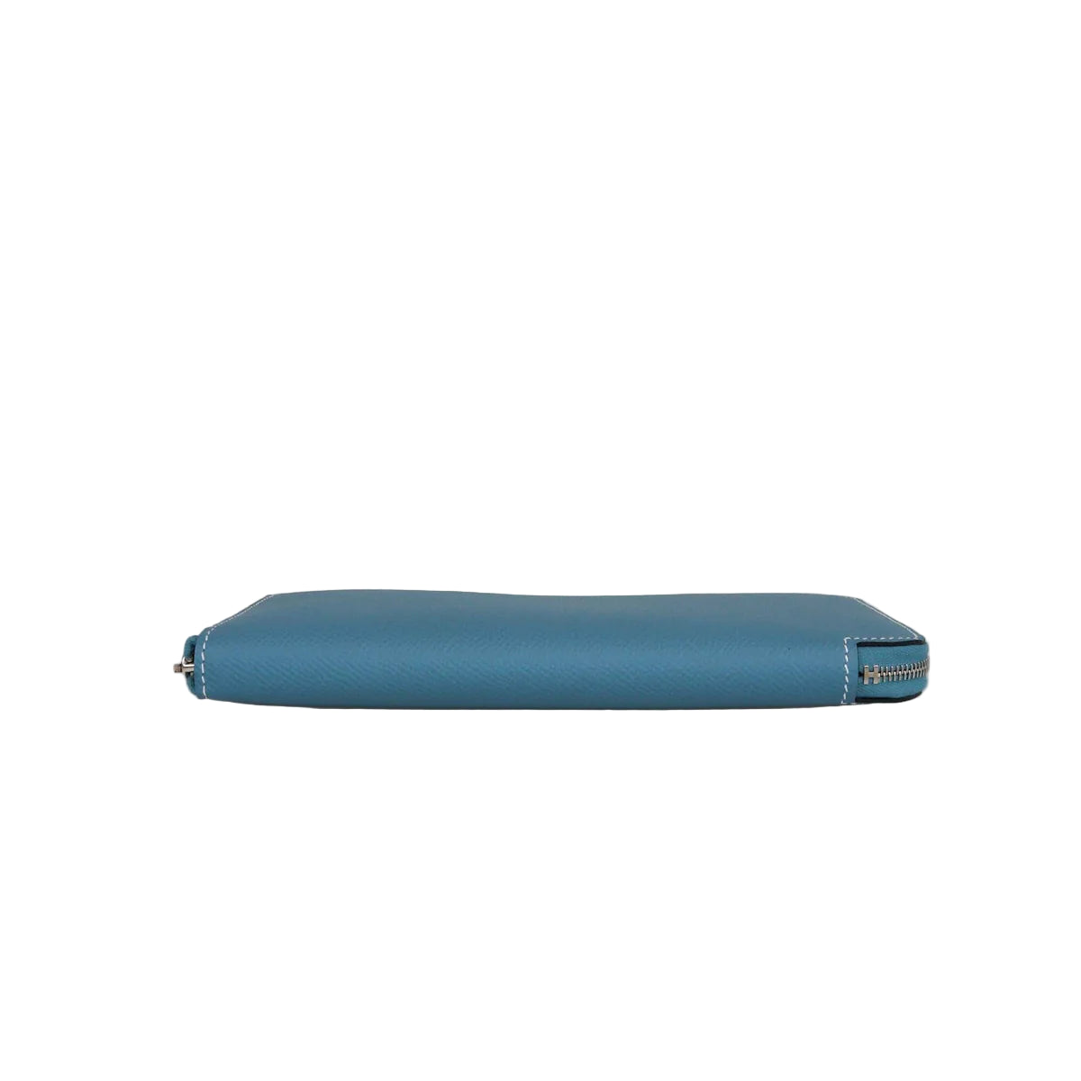 Hermès Silk'In Classique Long Wallet - Bleu Jean