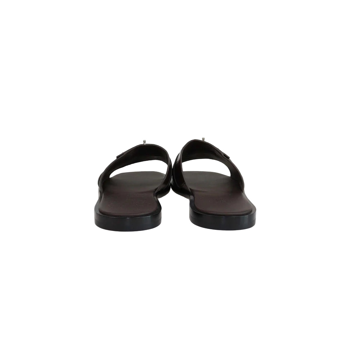Hermès Gabriel Sandal - Dark Brown/Noir Alligator (45)