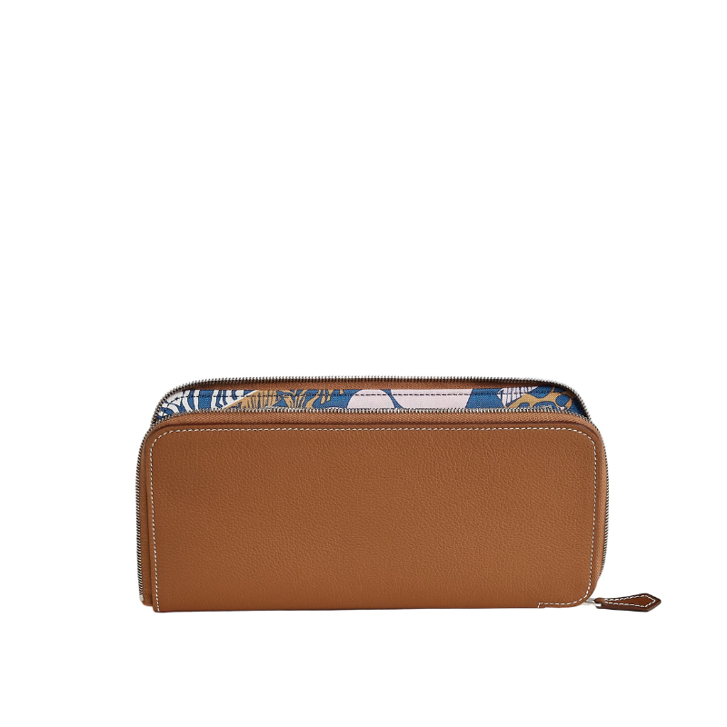 Hermès Silk'In Classique Long Wallet - Gold